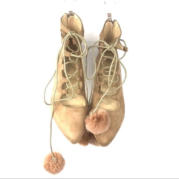 Pom Pom Flats Beige - Picture 8 of 8